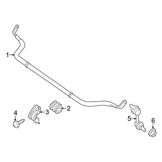 Infiniti OE - Front Suspension - Stabilizer Bar & Components (4WD)