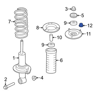 Infiniti OE - Suspension Shock Absorber Nut