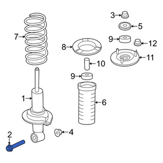 Infiniti OE - Suspension Strut Bolt