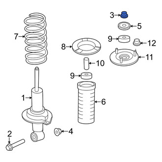 Infiniti OE - Suspension Shock Absorber Nut