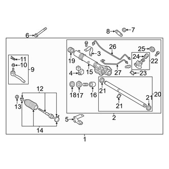 Infiniti OE - Steering Gear & Linkage
