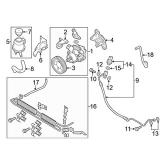 Infiniti OE - Steering Gear & Linkage - Pump & Hoses