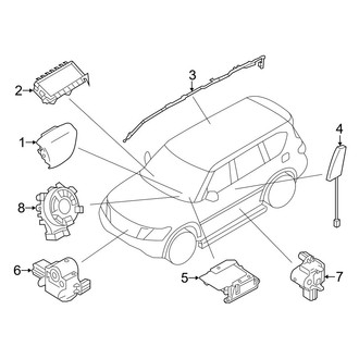 Infiniti OE - Restraint Systems - Air Bag Components