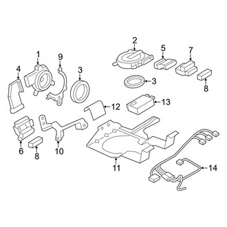 Infiniti OE - Seats & Tracks - Passenger Seat Components (Climate Control Components)