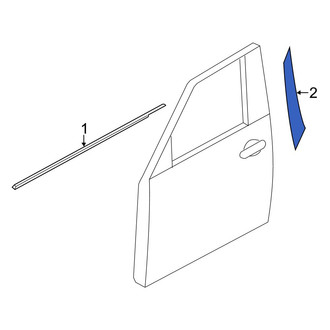 Infiniti OE - Front Left Door Reveal Molding