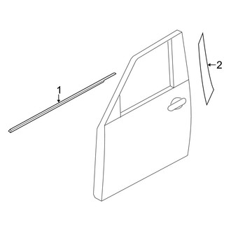 Infiniti OE - Front Door - Exterior Trim