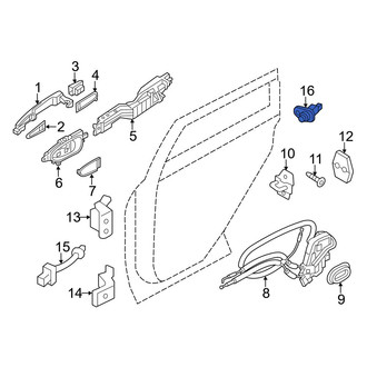 Infiniti OE - Front Door Jamb Switch