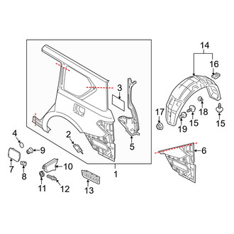 Infiniti OE - Quarter Panel & Components