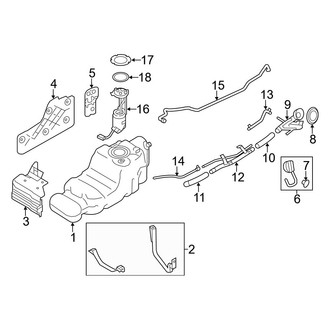Infiniti OE - Fuel System Components