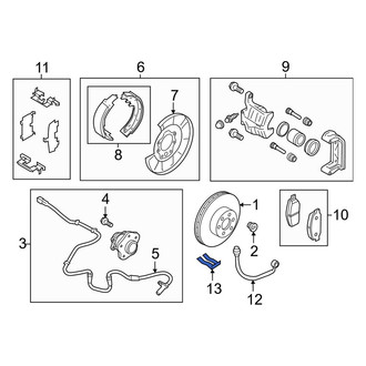 Infiniti OE - Brake Hydraulic Hose Lock Clip