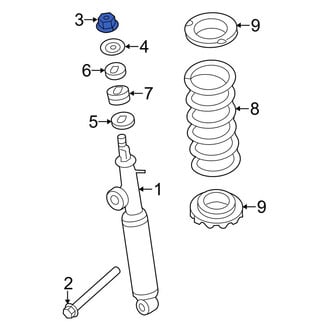 Infiniti OE - Suspension Shock Absorber Nut