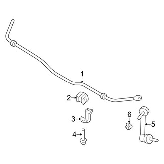 Infiniti OE - Rear Suspension - Stabilizer Bar & Components