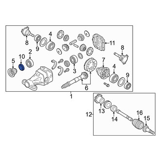 Infiniti OE - Rear Differential Pinion Seal