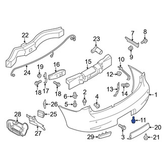 Infiniti OE - Bumper Cover Stay Bolt