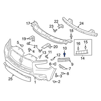 Infiniti OE - Bumper Cover Bolt