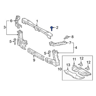 Infiniti OE - Floor Side Rail Bolt