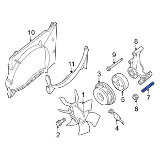 Infiniti OE - Engine Cooling Fan Pulley Stud