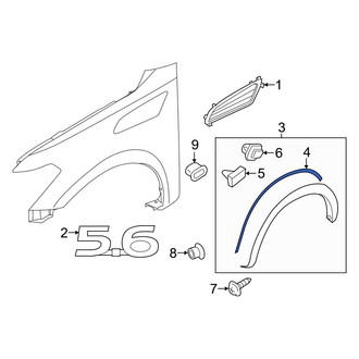 Infiniti OE - Wheel Arch Flare Gasket
