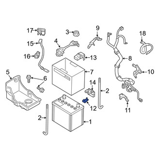 Infiniti OE - Battery Cable Terminal End