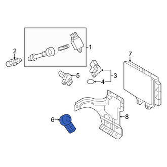 Infiniti OE - Ignition Knock (Detonation) Sensor