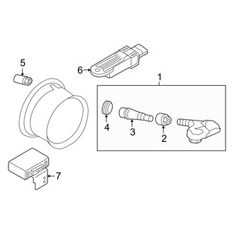 Infiniti OE - Electrical - Tire Pressure Monitor Components (Base / Limited)