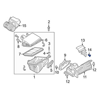 Infiniti OE - Trunk Trim Panel Clip