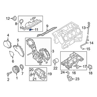 Infiniti OE - Lower Engine Valve Cover Washer Seal