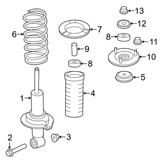 Infiniti OE - Front Suspension - Shocks & Components (W/O Motion Control), (RWD)
