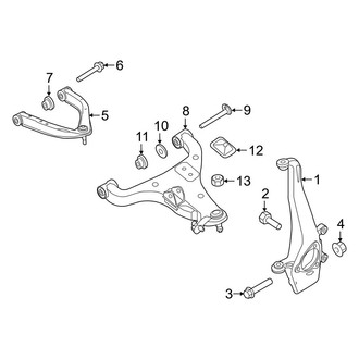 Infiniti OE - Front Suspension - Suspension Components (Base / Limited AWD)