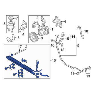 Infiniti OE - Power Steering Cooler
