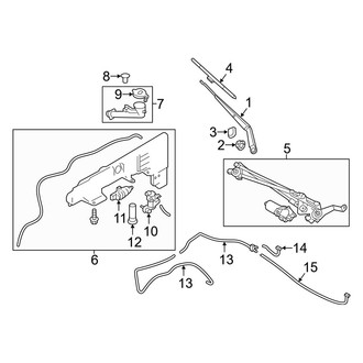 Infiniti OE - Windshield - Wiper & Washer Components