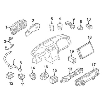 Infiniti OE - Instrument Panel - Cluster & Switches