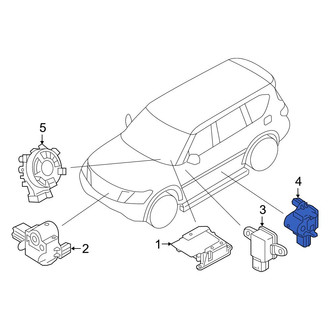Infiniti OE - Rear Air Bag Impact Sensor