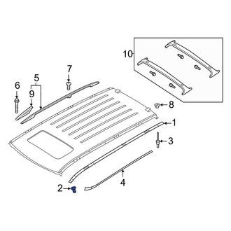 Infiniti OE - Windshield Molding Grommet