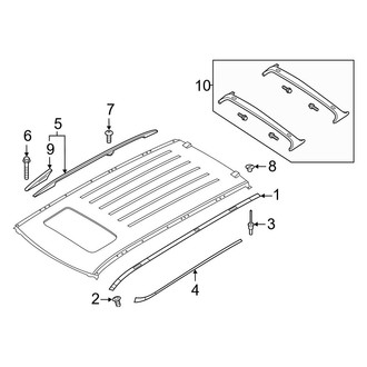 Infiniti OE - Roof - Exterior Trim