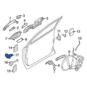 Infiniti OE - Front Door Jamb Switch
