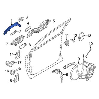 Infiniti OE - Front Outer Exterior Door Handle