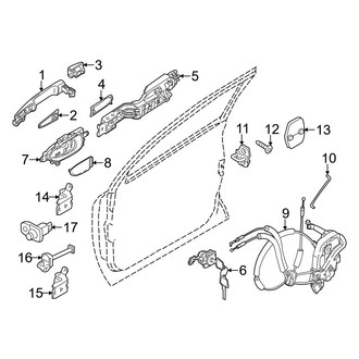 Infiniti OE - Front Door - Lock & Hardware