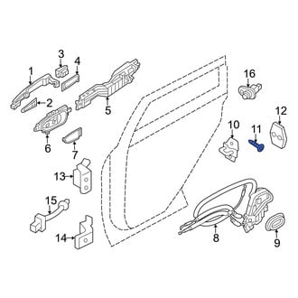 Infiniti OE - Door Lock Striker Plate Bolt