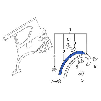 Infiniti OE - Wheel Arch Flare Gasket