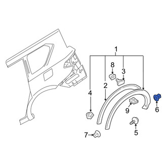 Infiniti OE - Wheel Arch Molding Grommet