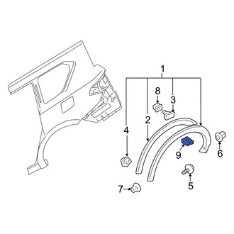 Infiniti OE - Wheel Arch Molding Grommet