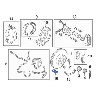 Infiniti OE - Brake Hydraulic Hose Lock Clip
