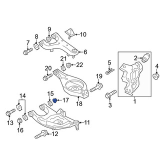Infiniti OE - Upper Suspension Control Arm Nut