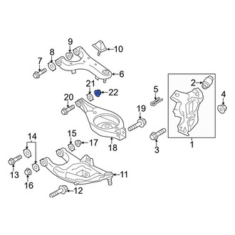 Infiniti OE - Upper Suspension Control Arm Nut