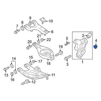 Infiniti OE - Suspension Knuckle Nut