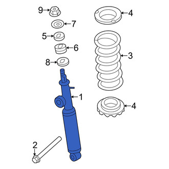 Infiniti OE - Rear Suspension Shock Absorber