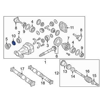 Infiniti OE - Rear Differential Pinion Seal