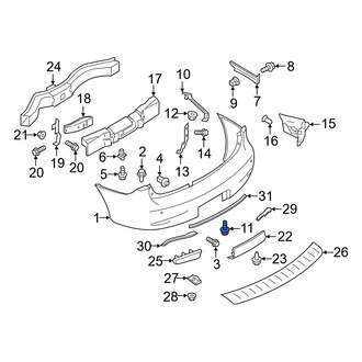 Infiniti OE - Bumper Cover Screw