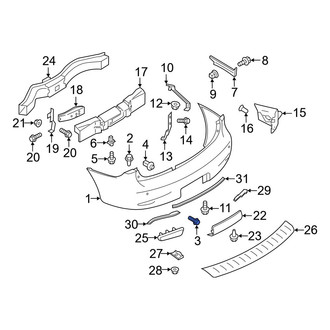 Infiniti OE - Bumper Cover Screw